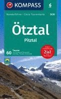 bokomslag Ötztal, Pitztal wanderführer + Tourkarte