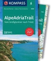 bokomslag KOMPASS Wanderführer AlpeAdriaTrail, Vom Großglockner nach Triest, 33 Etappen mit Extra-Tourenkarte