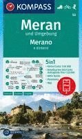 bokomslag KOMPASS Wanderkarte 53 Meran und Umgebung / Merano e dintorni 1:50.000