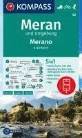 bokomslag KOMPASS Wanderkarte 53 Meran und Umgebung / Merano e dintorni 1:50.000