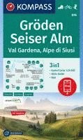 bokomslag KOMPASS Wanderkarte 076 Gröden, Seiser Alm / Val Gardena, Alpe di Siusi 1:25.000