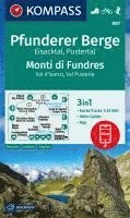 bokomslag KOMPASS Wanderkarte 081 Pfunderer Berge/Monti di Fundres 1:25.000