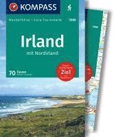 bokomslag KOMPASS Wanderführer Irland mit Nordirland, 70 Touren mit Extra-Tourenkarte