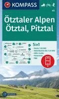 bokomslag KOMPASS Wanderkarte 43 Ötztaler Alpen, Ötztal, Pitztal 1:50.000