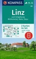 bokomslag KOMPASS Wanderkarten-Set 202 Linz und Umgebung, Mühlviertel, Wels, Steyr (2 Karten) 1:50.000