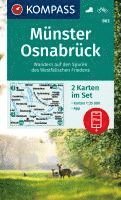 bokomslag KOMPASS Wanderkarten-Set 863 Münster, Osnabrück (2 Karten) 1:35.000