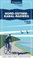 KOMPASS Fahrrad-Tourenkarte Nord-Ostsee-Kanal-Radweg 1:50.000 1