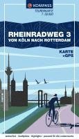 bokomslag KOMPASS Fahrrad-Tourenkarte Rheinradweg 3, von Köln nach Rotterdam 1:50.000