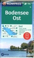 bokomslag KOMPASS Wanderkarte 1b Bodensee Ost 1:50.000