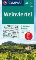 bokomslag KOMPASS Wanderkarten-Set 204 Weinviertel (2 Karten) 1:50.000