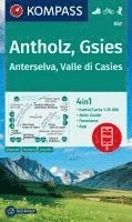 bokomslag KOMPASS Wanderkarte 057 Antholz, Gsies, Anterselva, Valle di Casies 1:25.000