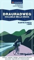 bokomslag KOMPASS Fahrrad-Tourenkarte Drauradweg - Ciclabile della Drava 1:50.000