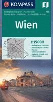 bokomslag KOMPASS Stadtplan Wien 1:15.000