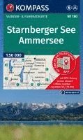 bokomslag KOMPASS Wanderkarte 180 Starnberger See, Ammersee 1:50.000