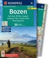 bokomslag KOMPASS Wanderführer Bozen, Sarntal, Ritten, Eppan, Kalterer See, Seiser Alm, Rosengarten, 55 Touren mit Extra-Tourenkarte