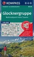 bokomslag KOMPASS Wanderkarte 39 Glocknergruppe, Nationalpark Hohe Tauern 1:50.000