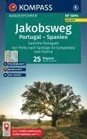 bokomslag KOMPASS Wanderführer Jakobsweg Portugal - Spanien, 25 Etappen mit Extra-Tourenkarte