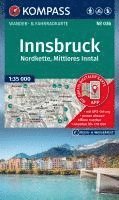 bokomslag KOMPASS Wanderkarte 036 Innsbruck, Nordkette, Mittleres Inntal 1:35.000