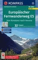 bokomslag KOMPASS Wanderführer Europäischer Fernwanderweg E5