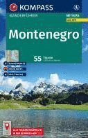 bokomslag KOMPASS Wanderführer Montenegro, 55 Touren mit Extra-Tourenkarte