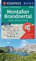 bokomslag KOMPASS Wanderkarte 032 Montafon, Brandnertal, Gargellen, Bielerhöhe, Silvretta 1:25.000