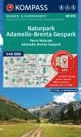 bokomslag KOMPASS Wanderkarte 070 Naturpark Adamello-Brenta Geopark / Parco Naturale Adamello-Brenta Geopark 1:40.000