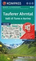 bokomslag KOMPASS Wanderkarte 82 Tauferer Ahrntal / Valle di Tures e Aurina 1:50.000