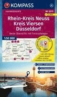 KOMPASS Fahrradkarte 3211 Rhein-Kreis Neuss, Kreis Viersen, Düsseldorf 1:50.000 1