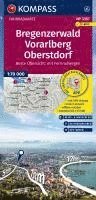 bokomslag KOMPASS Fahrradkarte 3357 Bregenzerwald, Vorarlberg, Oberstdorf 1:70.000