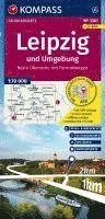 bokomslag KOMPASS Fahrradkarte 3361 Leipzig und Umgebung mit Knotenpunkten 1:70.000