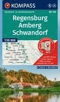 bokomslag KOMPASS Wanderkarte 176 Regensburg, Amberg, Schwandorf 1:50.000