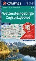 bokomslag KOMPASS Wanderkarte 5 Wettersteingebirge, Zugspitzgebiet 1:50.000