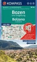 bokomslag KOMPASS Wanderkarte 54 Bozen und Umgebung / Bolzano e dintorni 1:50.000