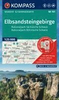 bokomslag KOMPASS Wanderkarte 761 Elbsandsteingebirge, Nationalpark Sächsische Schweiz, Nationalpark Böhmische Schweiz 1:25.000