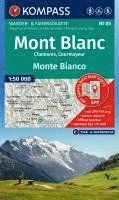 bokomslag KOMPASS Wanderkarte 85 Mont Blanc / Monte Bianco 1:50.000