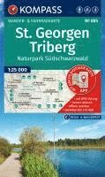 bokomslag KOMPASS Wanderkarte 885 St. Georgen, Triberg, Naturpark Südschwarzwald 1:25.000