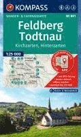 bokomslag KOMPASS Wanderkarte 891 Feldberg, Todtnau, Kirchzarten, Hinterzarten 1:25.000
