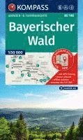 bokomslag KOMPASS Wanderkarten-Set 198 Bayerischer Wald (3 Karten) 1:50.000