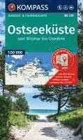 bokomslag KOMPASS Wanderkarten-Set 739 Ostseeküste, von Wismar bis Usedom (3 Karten) 1:50.000