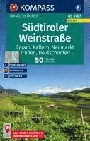 bokomslag KOMPASS Wanderführer Südtiroler Weinstraße, 50 Touren mit Extra-Tourenkarte
