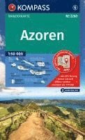 bokomslag KOMPASS Wanderkarten-Set 2260 Azoren (2 Karten) 1:50.000