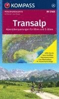 bokomslag KOMPASS Radfernwegekarte Transalp Panoramakarte 1:2 Mio.