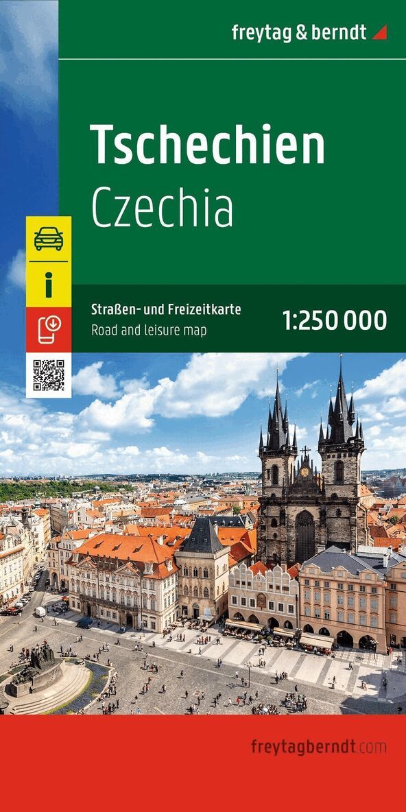 freytag & berndt - Czechia Road and Leisure Map, Häftad. Tillgänglighet: Lägg i varukorg