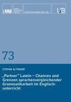 bokomslag "Partner" Latein - Chancen und Grenzen sprachenvergleichender Grammatikarbeit im Englischunterricht