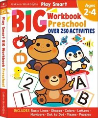 bokomslag Play Smart Big Workbook Preschool Ages 2-4: Over 250 Activities