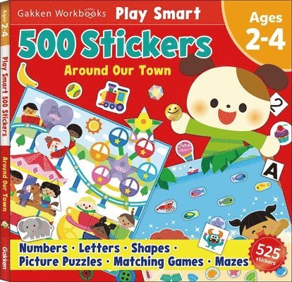 Play Smart 500 Stickers Around Our Town: For Ages 2-4 1