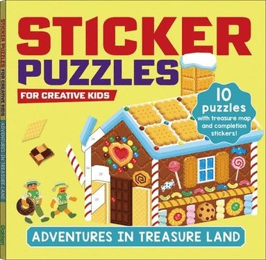 bokomslag Sticker Puzzles; Adventures in Treasureland: For Creative Kids