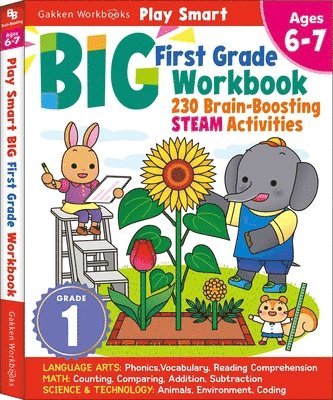 bokomslag Play Smart Big First Grade Workbook: 256 Pages, Ages 6 to 7