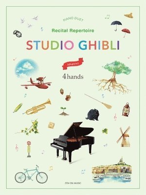 Hisaishi: Studio Ghibli Recital Repertoire for Advanced Piano Duet 4-Hand