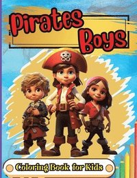 bokomslag Pirates Boys Coloring Book for Kids